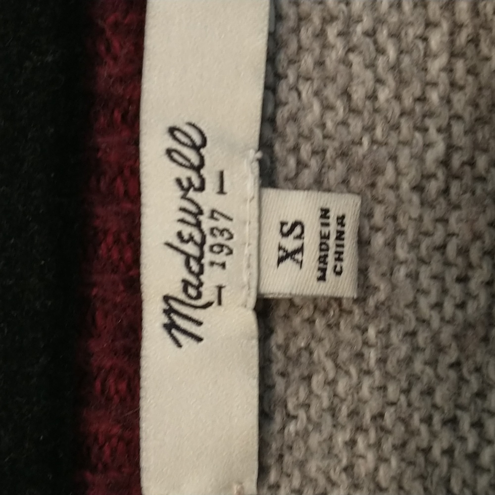 Madewell varsity striped knit crew neck sweater - Picture 3 of 5